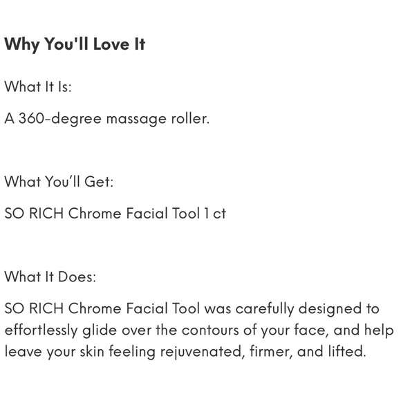 Chrome Facial Tool by Sorich (New!) - Picture 3 of 5